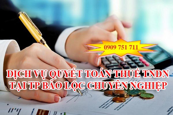 Dịch vụ quyết toán thuế thu nhập doanh nghiệp tại TP Bảo Lộc chuyên nghiệp
