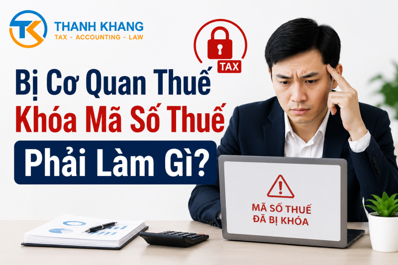 Bị Cơ Quan Thuế Khóa Mã Số Thuế Phải Làm Gì?