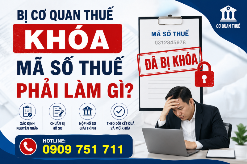Bị Cơ Quan Thuế Khóa Mã Số Thuế Phải Làm Gì? Cách Xử Lý Nhanh