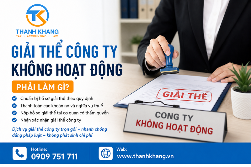 Giải Thể Công Ty Không Hoạt Động Phải Làm Gì?