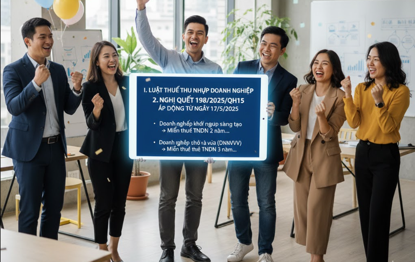 DN Khởi nghiệp được miễn giảm thuế lớn từ 2025