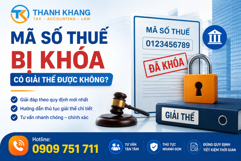 Mã Số Thuế Bị Khóa Có Giải Thể Được Không? Hướng Dẫn Xử Lý Chi Tiết