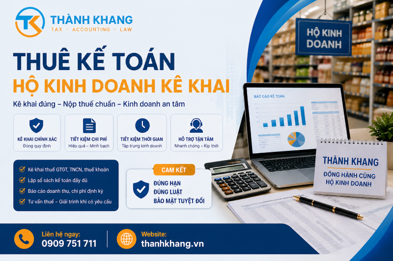 Thuê kế toán hộ kinh doanh kê khai là gì? Có cần không?